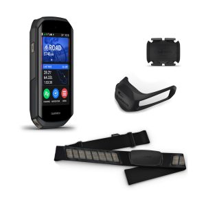 GarminEdge 1050 Bundle GPS Fahrradcomputer inkl. HRM Dual, Geschwindigkeits- und Trittfrequenzsensor