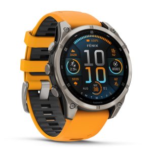 GarminFenix 8 AMOLED Smartwatch GPS orange-titan-graphit