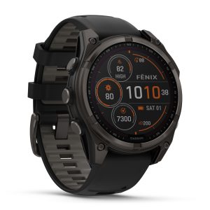 GarminFenix 8 Solar Smartwatch GPS graphit-titan-carbongrau